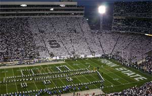 image of a "white out" from the 2005 Penn State football season