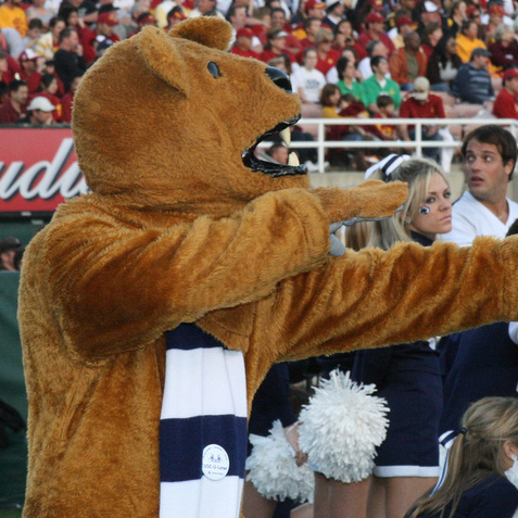 The Nittany Lion mascot