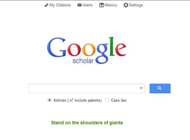 Google Scholar Search