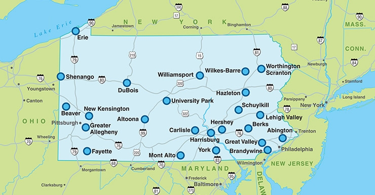 Penn State campuses