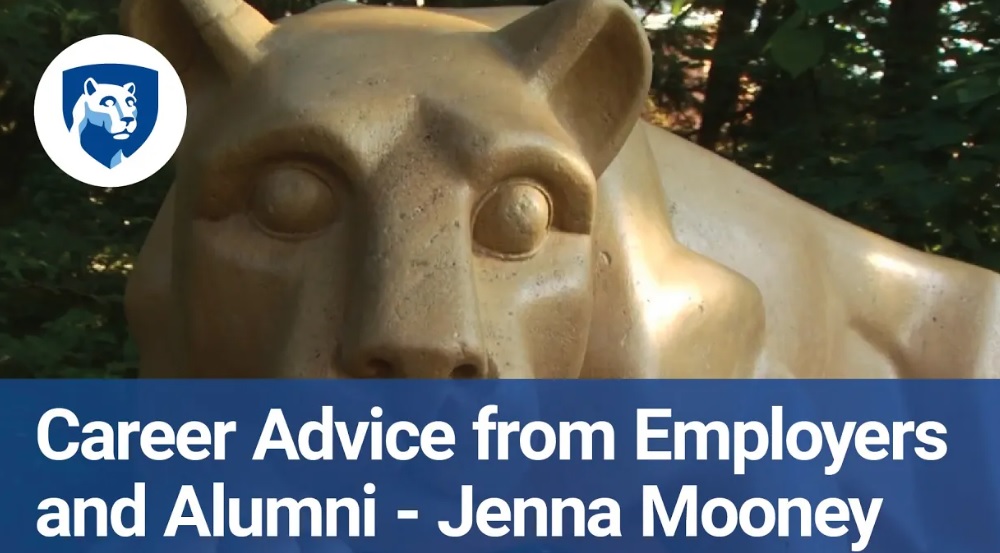 Career Advice from Employers and Alumni - Jenna Mooney